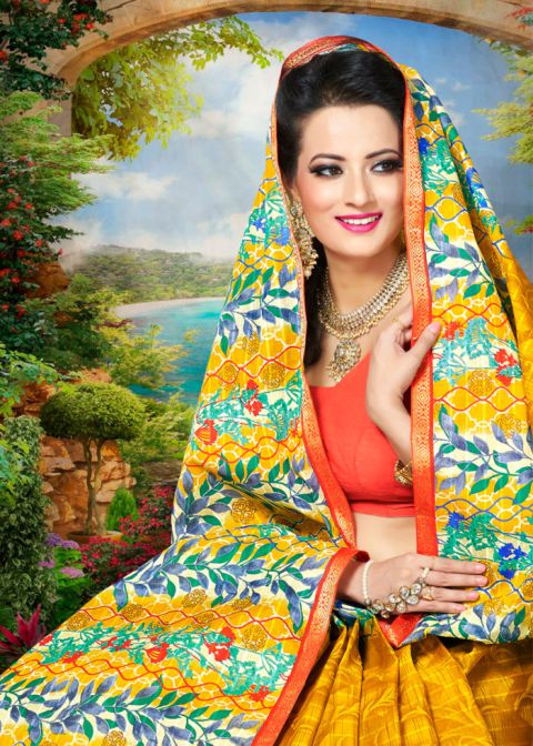 Resham Border Sarees